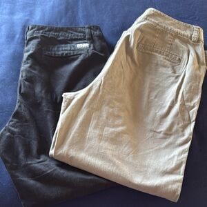 Two pair women’s Eddie Bower pants. Excellent condition.